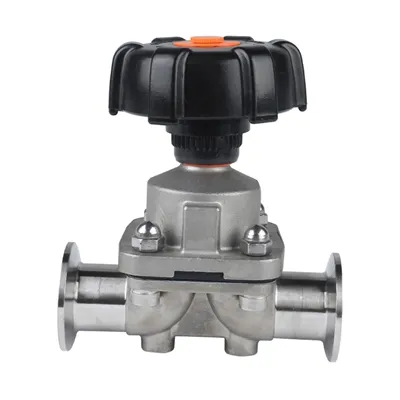 수동 다이어프램 밸브 작동